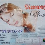 Pillows, white and black